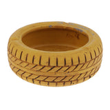 Max European Style Retro Tire Model Ashtray Cigarette Home Office Decor -Yellow