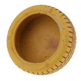 Max European Style Retro Tire Model Ashtray Cigarette Home Office Decor -Yellow