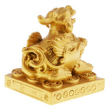 Max Pi Xiu Feng Shui Figurine to Attract Wealth Home Decor Gold