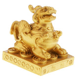 Max Pi Xiu Feng Shui Figurine to Attract Wealth Home Decor Gold