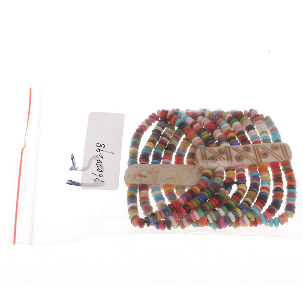 Maxbell Woman Colorful Mini Shell Bracelet with Bone Wrist Ornament Creative Gift