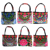 Max Embroidery Travel Shoulder Bag Double Faced Flower Handmade Women Bags #1