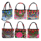 Max Embroidery Travel Shoulder Bag Double Faced Flower Handmade Women Bags #1