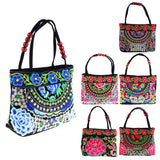 Max Embroidery Travel Shoulder Bag Double Faced Flower Handmade Women Bags #1
