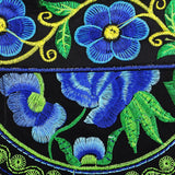 Max Embroidery Travel Shoulder Bag Double Faced Flower Handmade Women Bags #1