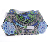 Max Embroidery Travel Shoulder Bag Double Faced Flower Handmade Women Bags #1