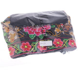 Max Embroidery Travel Shoulder Bag Double Faced Flower Handmade Women Bags #2