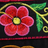 Max Embroidery Travel Shoulder Bag Double Faced Flower Handmade Women Bags #2