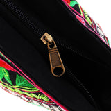 Max Embroidery Travel Shoulder Bag Double Faced Flower Handmade Women Bags #3