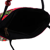Max Embroidery Travel Shoulder Bag Double Faced Flower Handmade Women Bags #3