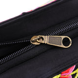 Max Embroidery Travel Shoulder Bag Double Faced Flower Handmade Women Bags #5