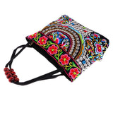 Max Embroidery Travel Shoulder Bag Double Faced Flower Handmade Women Bags #6