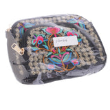Max Embroidery Travel Shoulder Bag Double Faced Flower Handmade Women Bags #9