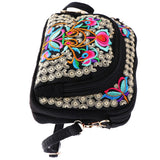 Max Embroidery Travel Shoulder Bag Double Faced Flower Handmade Women Bags #9
