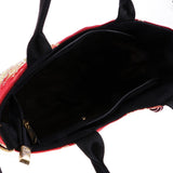 Max Handmade Peacock Embroidery Ethnic Travel Shoulder Bag Women Bags Wine Red