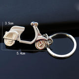 Maxbell 3D Creative Motorcycle Shaped Metal Keychain Souvenir Keyring Chains Gifts