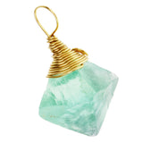 Max Green Fluorite Pendant Necklace Natural Stone Jewelry Necklace Gift #1