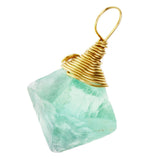 Max Green Fluorite Pendant Necklace Natural Stone Jewelry Necklace Gift #1