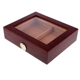 Maxbell Spanish Cedar Cigar Humidor W/ Humidifier Hygrometer Cigar Box Case Brown