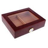 Maxbell Spanish Cedar Cigar Humidor W/ Humidifier Hygrometer Cigar Box Case Brown
