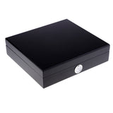 Maxbell Spanish Cedar Cigar Humidor W/ Humidifier Hygrometer Cigar Box Black