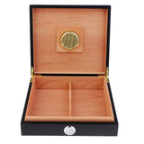 Maxbell Spanish Cedar Cigar Humidor W/ Humidifier Hygrometer Cigar Box Black