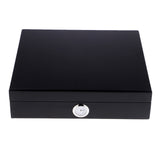 Maxbell Spanish Cedar Cigar Humidor W/ Humidifier Hygrometer Cigar Box Black