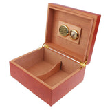 Maxbell Spanish Cedar Cigar Humidor With Humidifier Hygrometer Cigar Box Brown