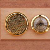 Maxbell Spanish Cedar Cigar Humidor With Humidifier Hygrometer Cigar Box Brown
