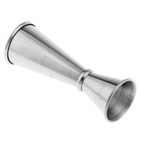 Max 30/60ml Stainless Steel Bar Measuring Cup Double Shot Cocktail Jigger A
