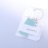 Max Simulation Mini Football Field Model Key Ring Keychain Bag Car Key Pendant