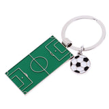 Max Simulation Mini Football Field Model Key Ring Keychain Bag Car Key Pendant