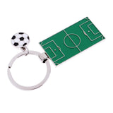 Max Simulation Mini Football Field Model Key Ring Keychain Bag Car Key Pendant