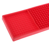 Max Rubber Bar Service Mat Water Proof PVC Mat Kitchen Coaster Red 8 x 58cm