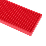 Max Rubber Bar Service Mat Water Proof PVC Mat Kitchen Coaster Red 8 x 58cm