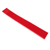 Max Rubber Bar Service Mat Water Proof PVC Mat Kitchen Coaster Red 8 x 58cm