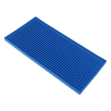 Max Rubber Bar Service Mat Water Proof PVC Mat Kitchen Coaster Blue 15x30cm
