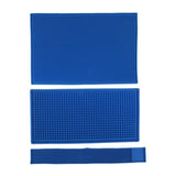 Max Rubber Bar Service Mat Water Proof PVC Mat Kitchen Coaster Blue 15x30cm