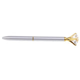 Max Rhinestone Ballpoint Pen High-end Metal Pen Ballpoint Pen  Sliver