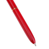 Max Rhinestone Ballpoint Pen High-end Metal Pen Ballpoint Pen  Red