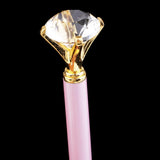 Max Rhinestone Ballpoint Pen High-end Metal Pen Ballpoint Pen  Pink