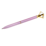 Max Rhinestone Ballpoint Pen High-end Metal Pen Ballpoint Pen  Pink