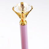 Max Rhinestone Ballpoint Pen High-end Metal Pen Ballpoint Pen  Pink