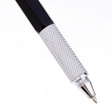 Max Business Writting Ballpoint Pen Ruler Style Metal Stylus Touch Pen black