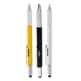 Max Business Writting Ballpoint Pen Ruler Style Metal Stylus Touch Pen black