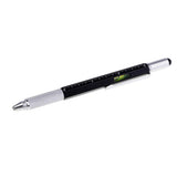 Max Business Writting Ballpoint Pen Ruler Style Metal Stylus Touch Pen black