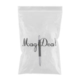 Max Business Writting Ballpoint Pen Ruler Style Metal Stylus Touch Pen black