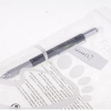 Max Business Writting Ballpoint Pen Ruler Style Metal Stylus Touch Pen black