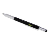 Max Business Writting Ballpoint Pen Ruler Style Metal Stylus Touch Pen black
