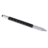 Max Business Writting Ballpoint Pen Ruler Style Metal Stylus Touch Pen black